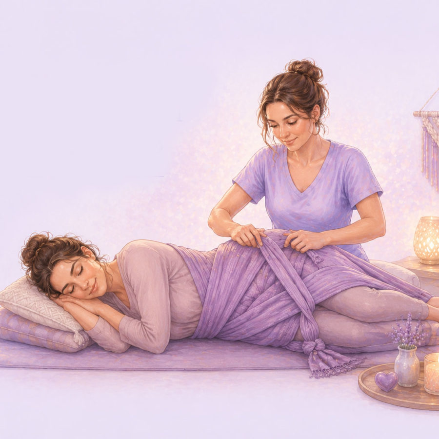 Massage Nouvelle Maman "Cocon Rebozo"